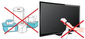 نحوه تمیز کردن تلویزیون